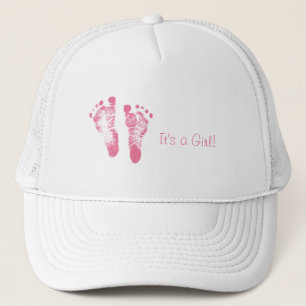 Gorra De Camionero Anuncio de nacimiento de niñas pequeñas