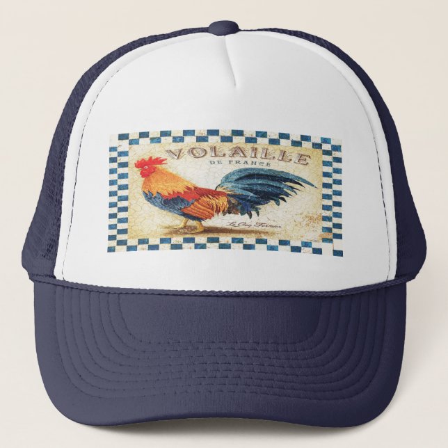 Gorra De Camionero Anuncio francés "Volaille De France" (Anverso)