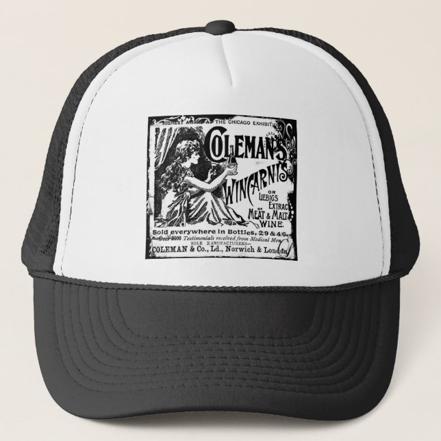 Gorra De Camionero Anuncio tónico de Wincarnis (Anverso)
