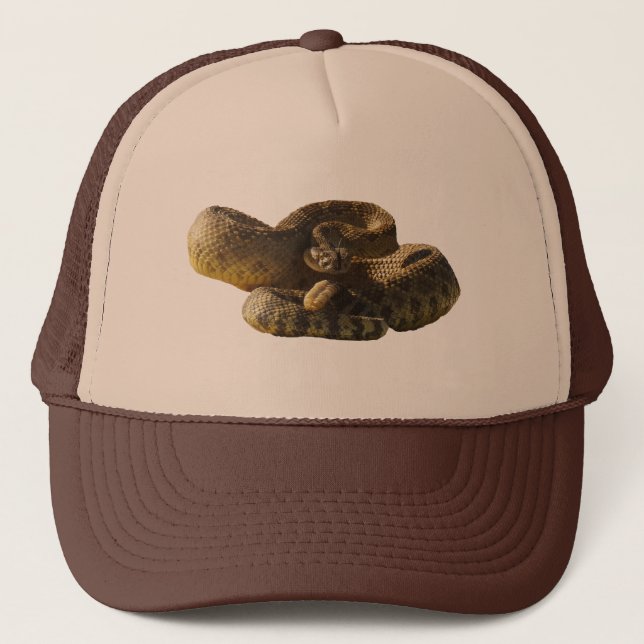 Gorra De Camionero Apaguen o comeré a Cha, Rattlesnake. (Anverso)
