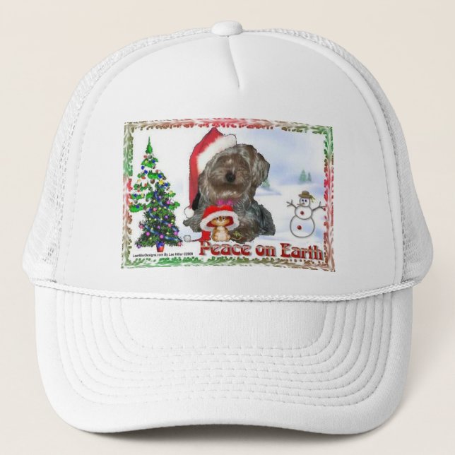 Gorra De Camionero Aparato de vacaciones de pulmón de perro silky de  (Anverso)