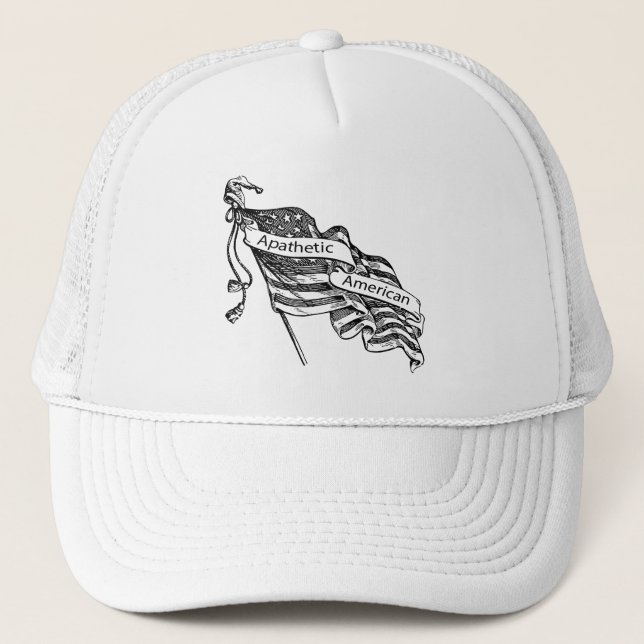 Gorra De Camionero Apático Americano (Anverso)