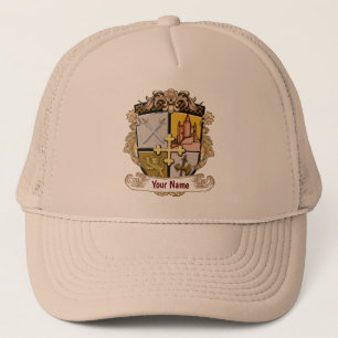 Gorra De Camionero Apellido de Vista Cross Shield