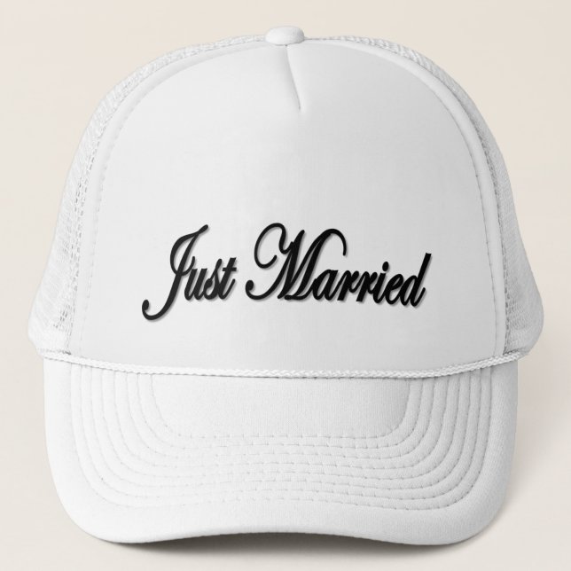Gorra De Camionero Apenas casado (Anverso)