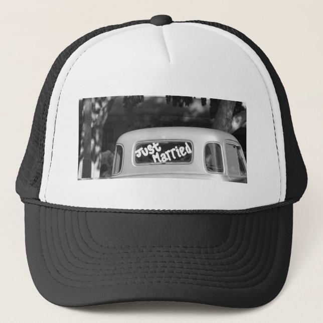 Gorra De Camionero Apenas casado (Anverso)