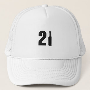 Gorra De Camionero Apenas cumpleaños dado vuelta de la botella de
