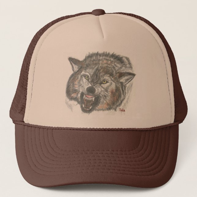 Gorra De Camionero Apenas el lobo, gorra del camionero (Anverso)