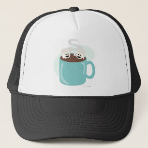 Gorra De Camionero Apenas Marshmellows en chocolate