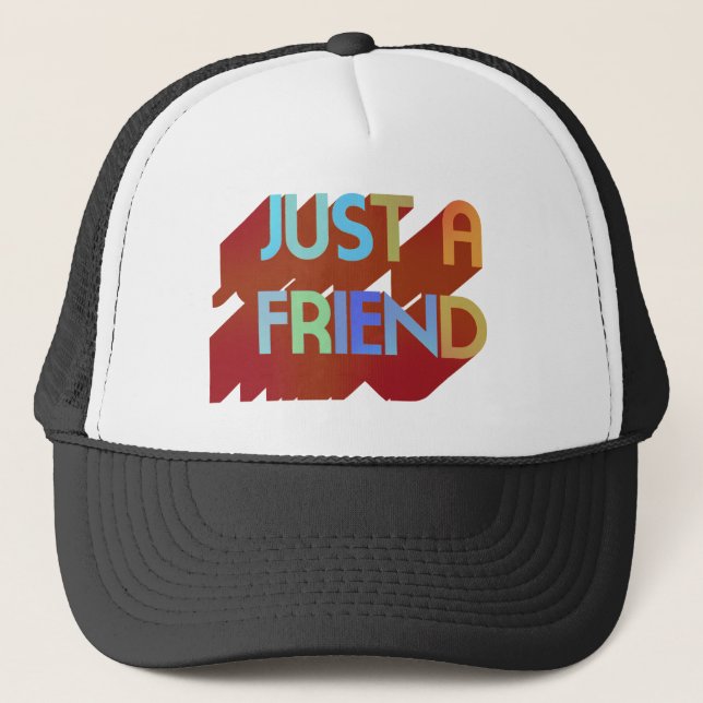 Gorra De Camionero Apenas un amigo (Anverso)