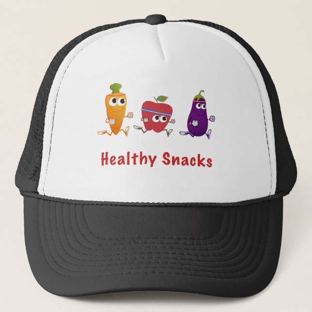 Gorra De Camionero Aperitivos saludables (Anverso)