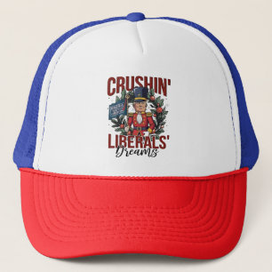 Gorra De Camionero Aplastantes sueños liberales de Trump navidades de