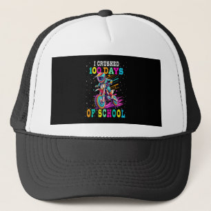 Gorra De Camionero Aplasté 100 días del colegio Motocross