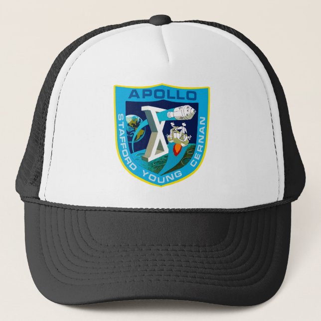 Gorra De Camionero Apollo 10:  To The Moon Again! (Anverso)
