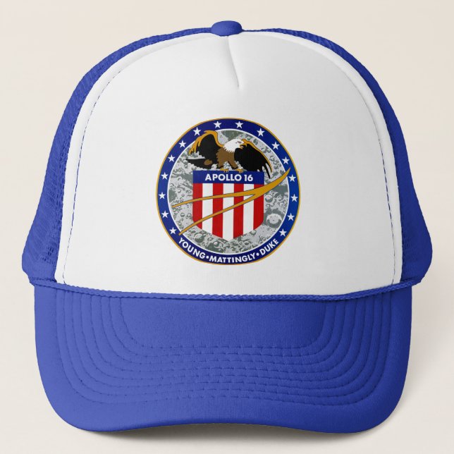 Gorra De Camionero Apolo 16 (Anverso)