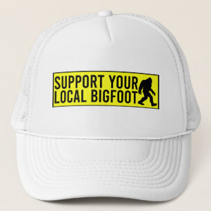 Gorra De Camionero Apoya a tu Sasquatch local Divertido amante de Big