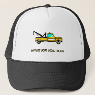 Gorra De Camionero Apoya su Camión De Vapor Gracioso Local