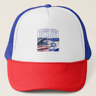 Gorra De Camionero Apoyar a Israel Me mantengo con Israel