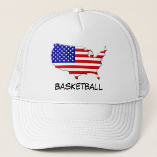 Gorra De Camionero Apoyo a equipo de baloncesto de EEUU en los Juegos