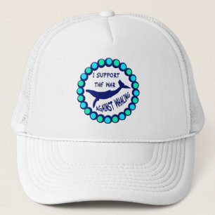 GORRA DE CAMIONERO APOYO LA GUERRA CONTRA CAZA DE BALLENAS