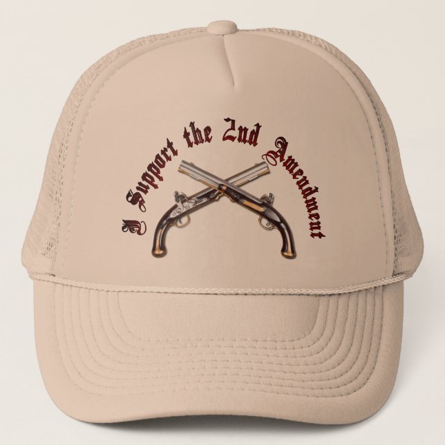 Gorra De Camionero Apoyo la segunda enmienda (Anverso)