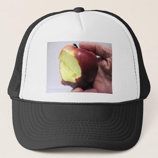 Gorra De Camionero Apple roja mordida (Anverso)