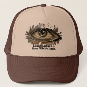 Gorra De Camionero Aprender a ver a través de triángulos con un ojo
