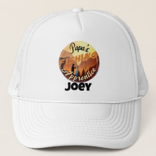 Gorra De Camionero "Aprendiz de Pesca de Papá" con Nombre 