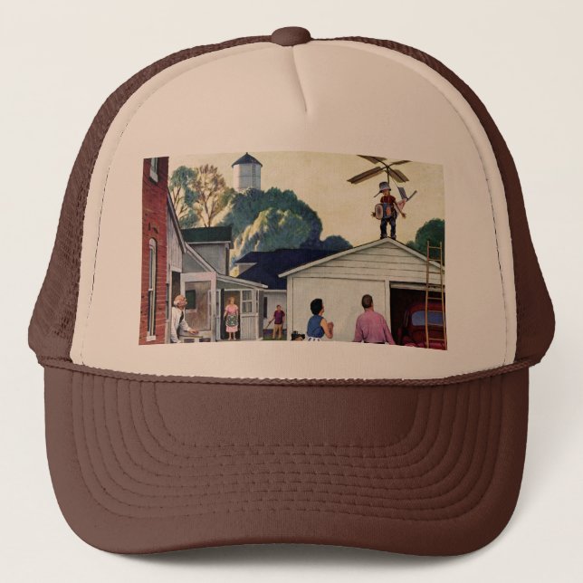 Gorra De Camionero Aprendizaje volar (Anverso)