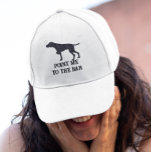 Gorra De Camionero Apuntame al perro señalador de bar<br><div class="desc">Este diseño fue creado a través del arte digital,  y puede ser personalizado eligiendo la opción más personalizar. Contáctame en colorflowcreations@gmail.com si quieres tener este diseño en otro producto. Ver más de mis creaciones o seguirme en www.facebook.com/colorflowcreations,  www.instagram.com/colorflowcreations,  www.twitter.com/colorflowart,  y・.</div>