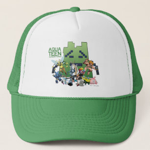 Gorra De Camionero Aqua Teen Hunger Force Villains