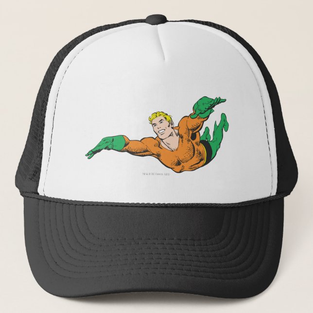 Gorra De Camionero Aquaman Soars (Anverso)