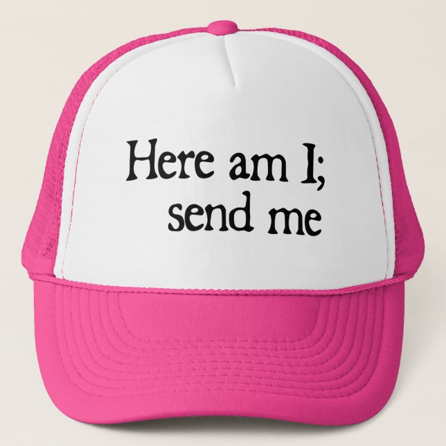 Gorra De Camionero Aquí estoy yo - Trucker Hat (Anverso)