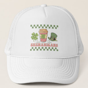 Gorra De Camionero Aquí Para Los Shenanigans