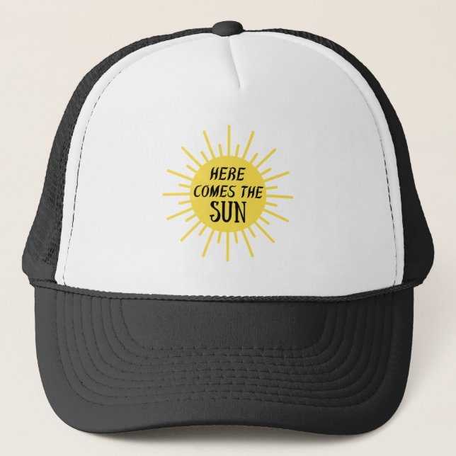 Gorra De Camionero Aquí Viene El Sol (Anverso)
