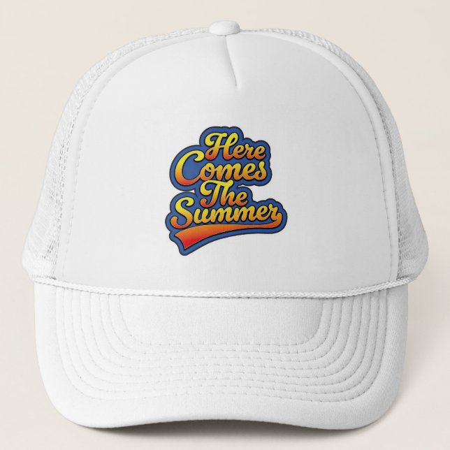 Gorra De Camionero Aquí viene el verano (Anverso)