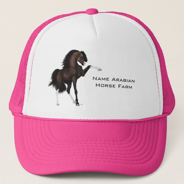 Gorra De Camionero Arabian Horse Passion Brown (Anverso)