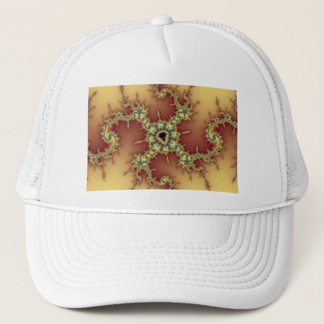 Gorra De Camionero Araña asiática - Fractal (Anverso)