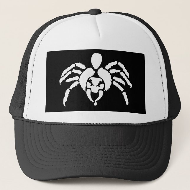 Gorra De Camionero Araña con veneno en flor (Anverso)