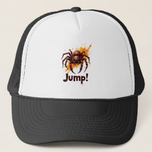 Gorra De Camionero Araña Saltarina Linda Ojos Grandes