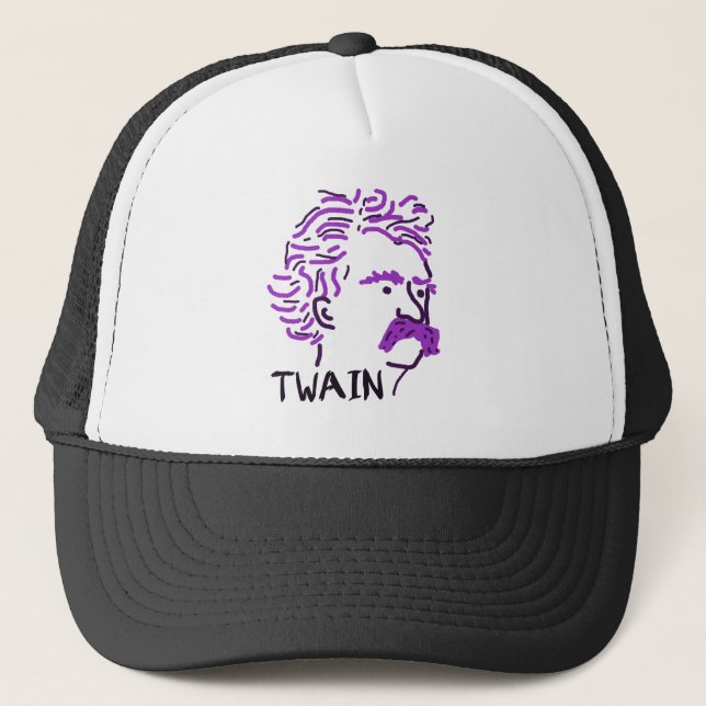 Gorra De Camionero Arándano Twain (Anverso)