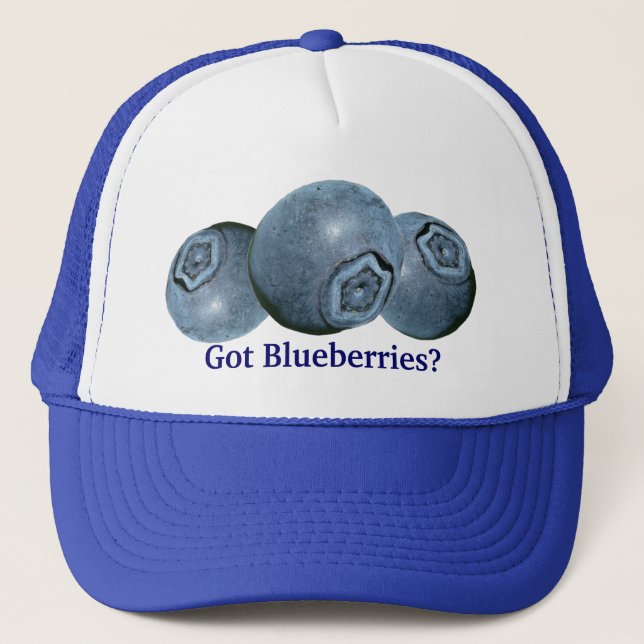 Gorra De Camionero ¿Arándanos conseguidos? (Anverso)