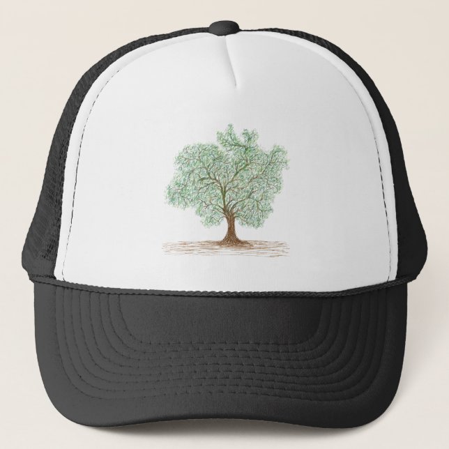 Gorra De Camionero árbol (Anverso)