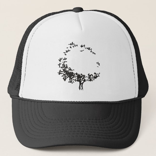 Gorra De Camionero Árbol (Anverso)