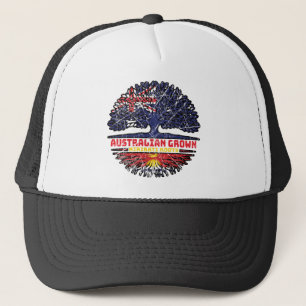 Gorra De Camionero Árbol australiano Kiribati I-Kiribati