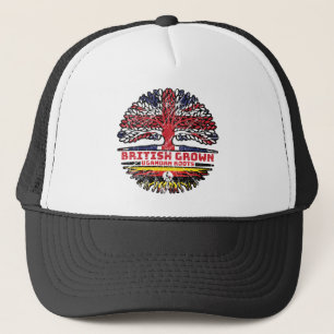 Gorra De Camionero Árbol británico ugandés Reino Unido