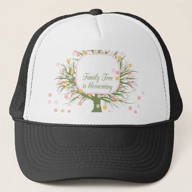 Gorra De Camionero Árbol de familia en llamas (Anverso)