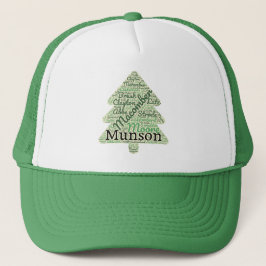 Gorra De Camionero Árbol de los últimos nombres
