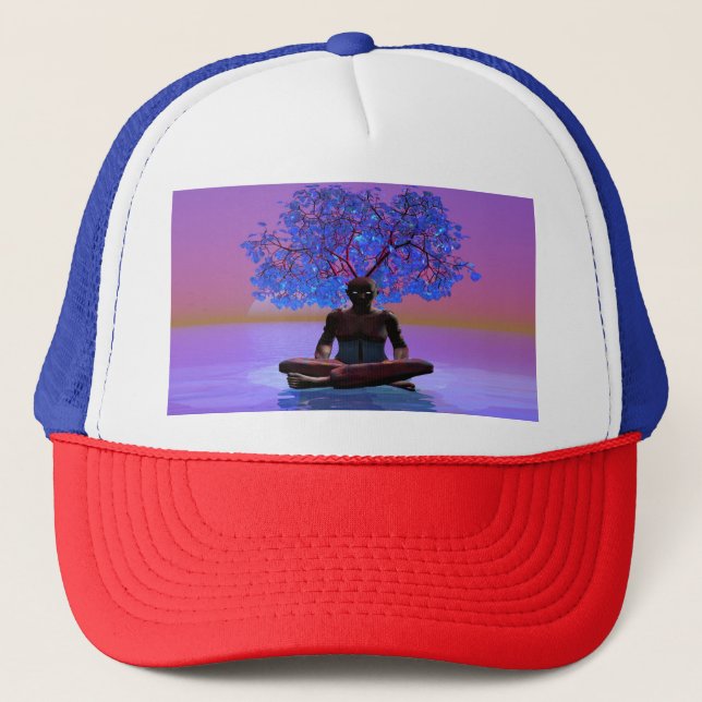Gorra De Camionero Árbol de Meditación (Anverso)
