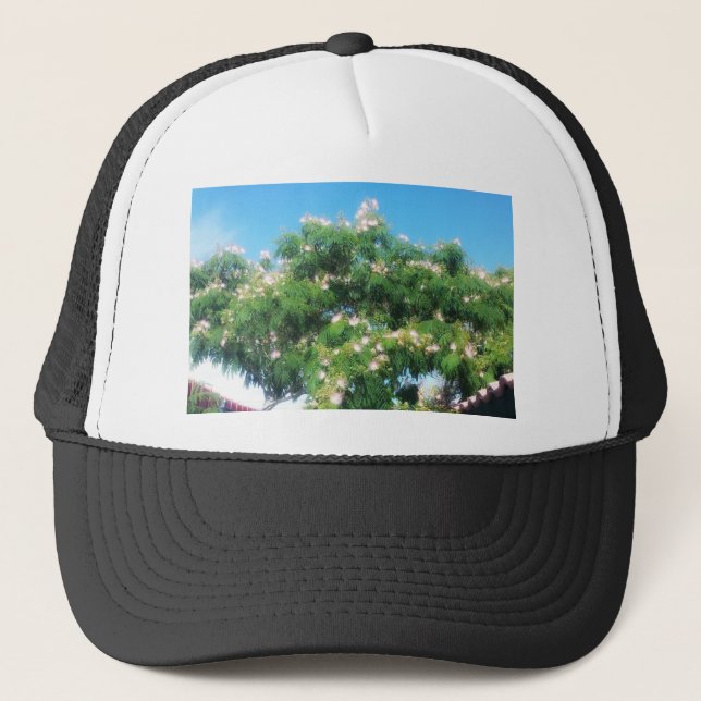 Gorra De Camionero Árbol de mimosa (Anverso)