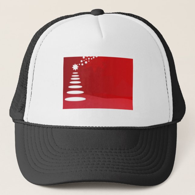 Gorra De Camionero Árbol de Navidad (Anverso)